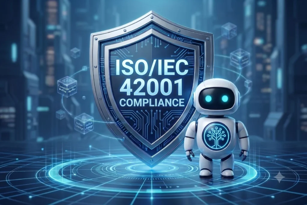Promise Theory for achieving ISO 42001 compliance in agents